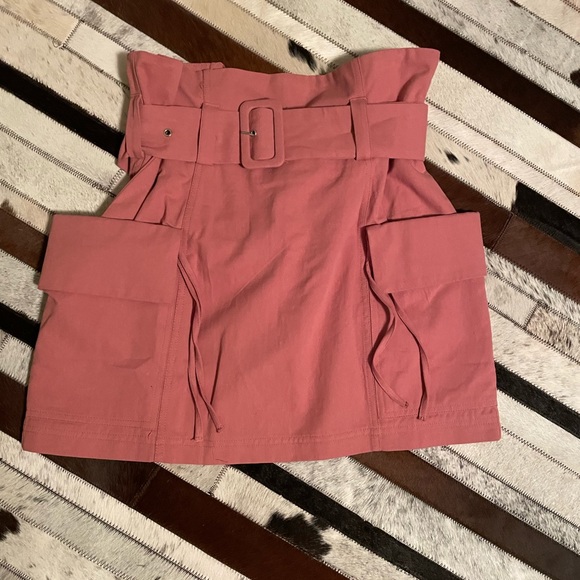 NWT Dusty rose belted cargo skirt by prettylittle thing - Picture 1 of 4